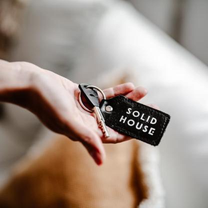 key in a hand
